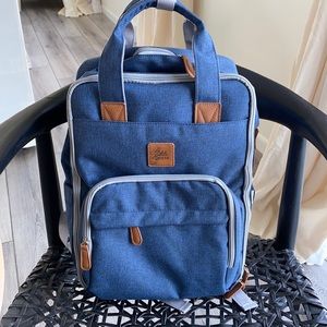 Blue Diaper Backpack Bag 🍼